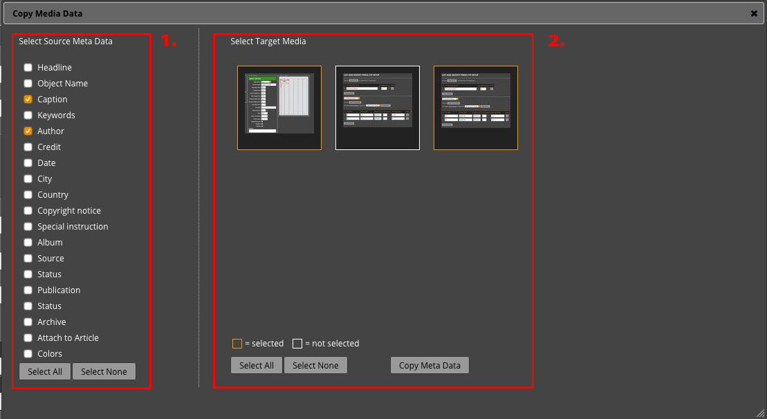 Copy Media Data